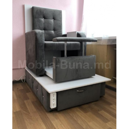 Podium cu scaun pentru  pedichiura 